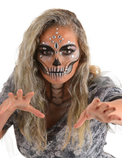 Maquillaje Esqueletos y fantasmas