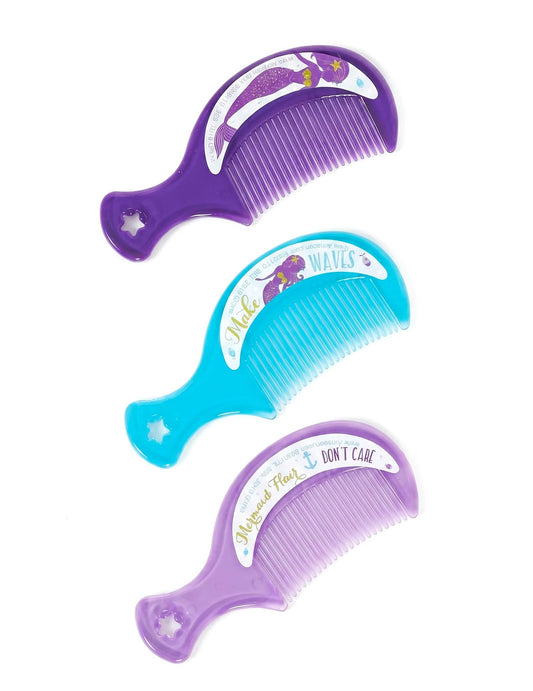 12 pequeños regalos peines coloridos sueños de sirena