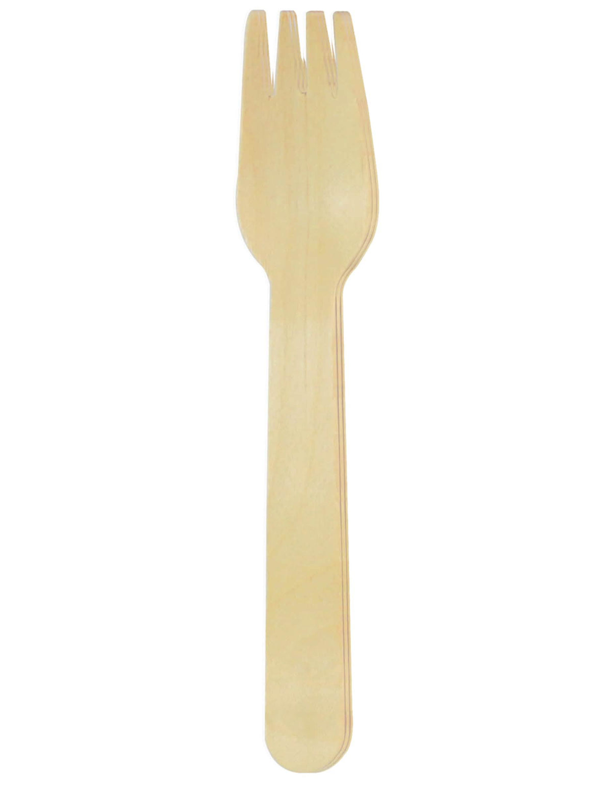 Tenedores ecológicos para fiesta de madera natural
