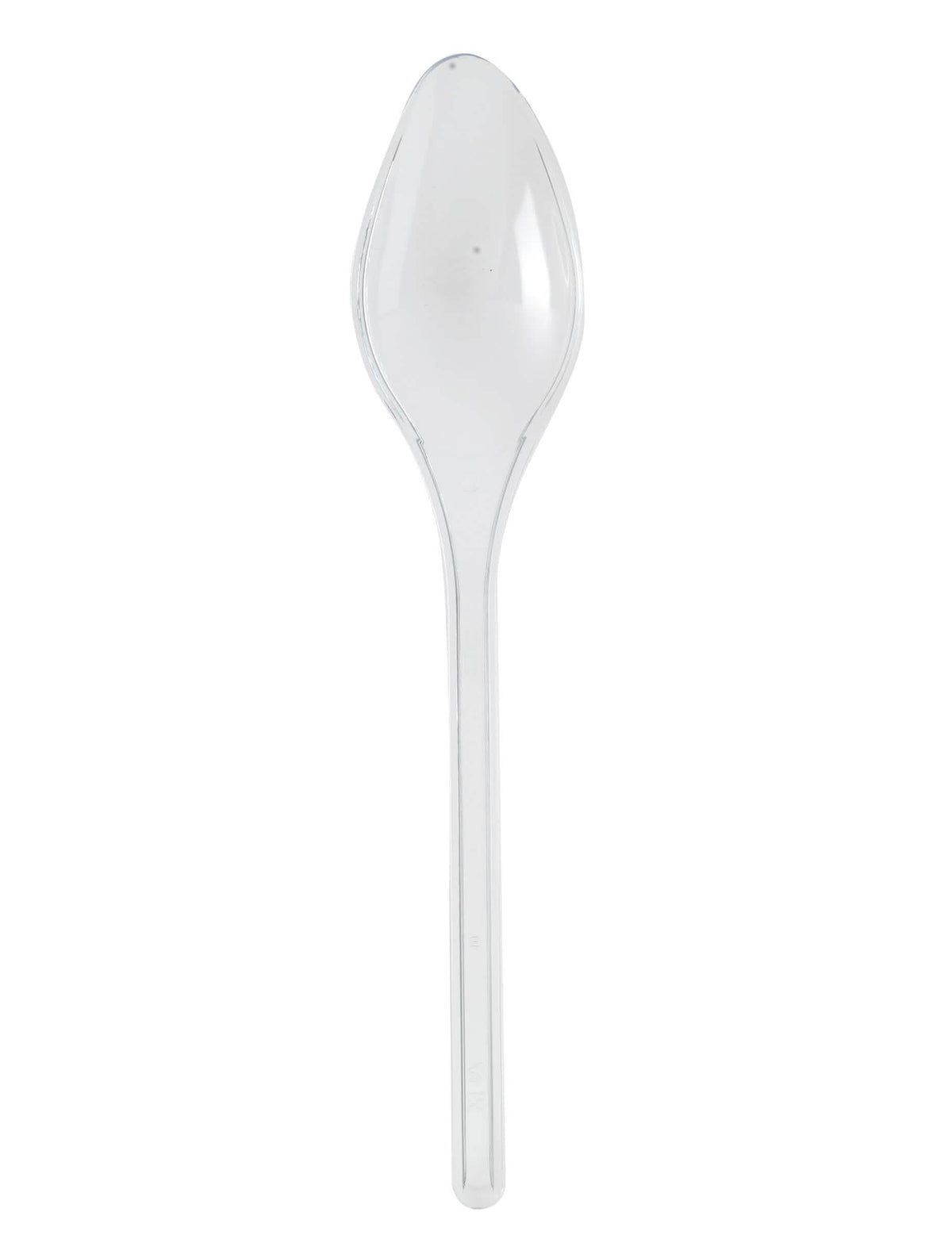 Cucharas de plástico transparentes para buffet