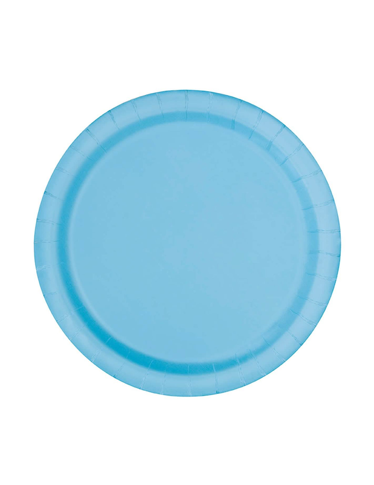 Assiettes en carton pour dessert bleu pastel