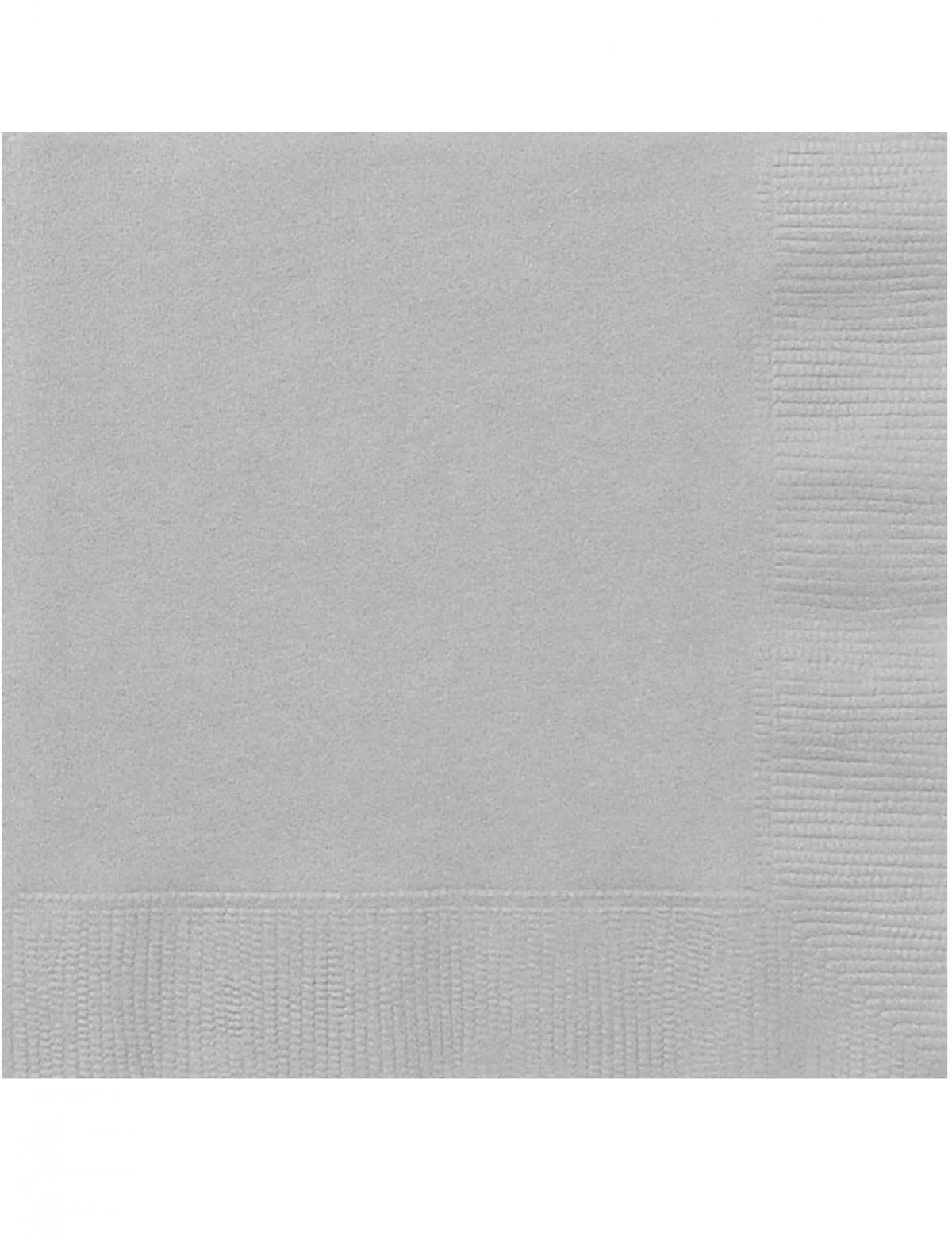 servilletas de papel plateadas