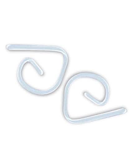 24 clips de mantel de plástico transparente