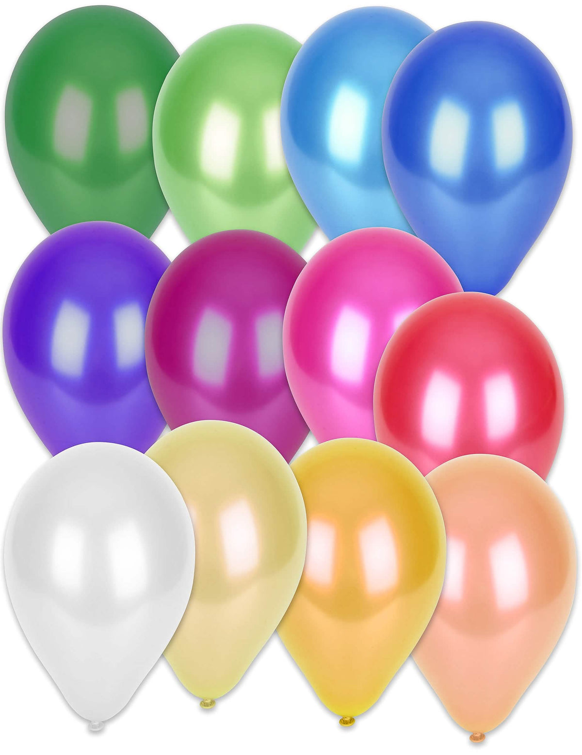 globos multicolores metalizados para fiesta multicolores