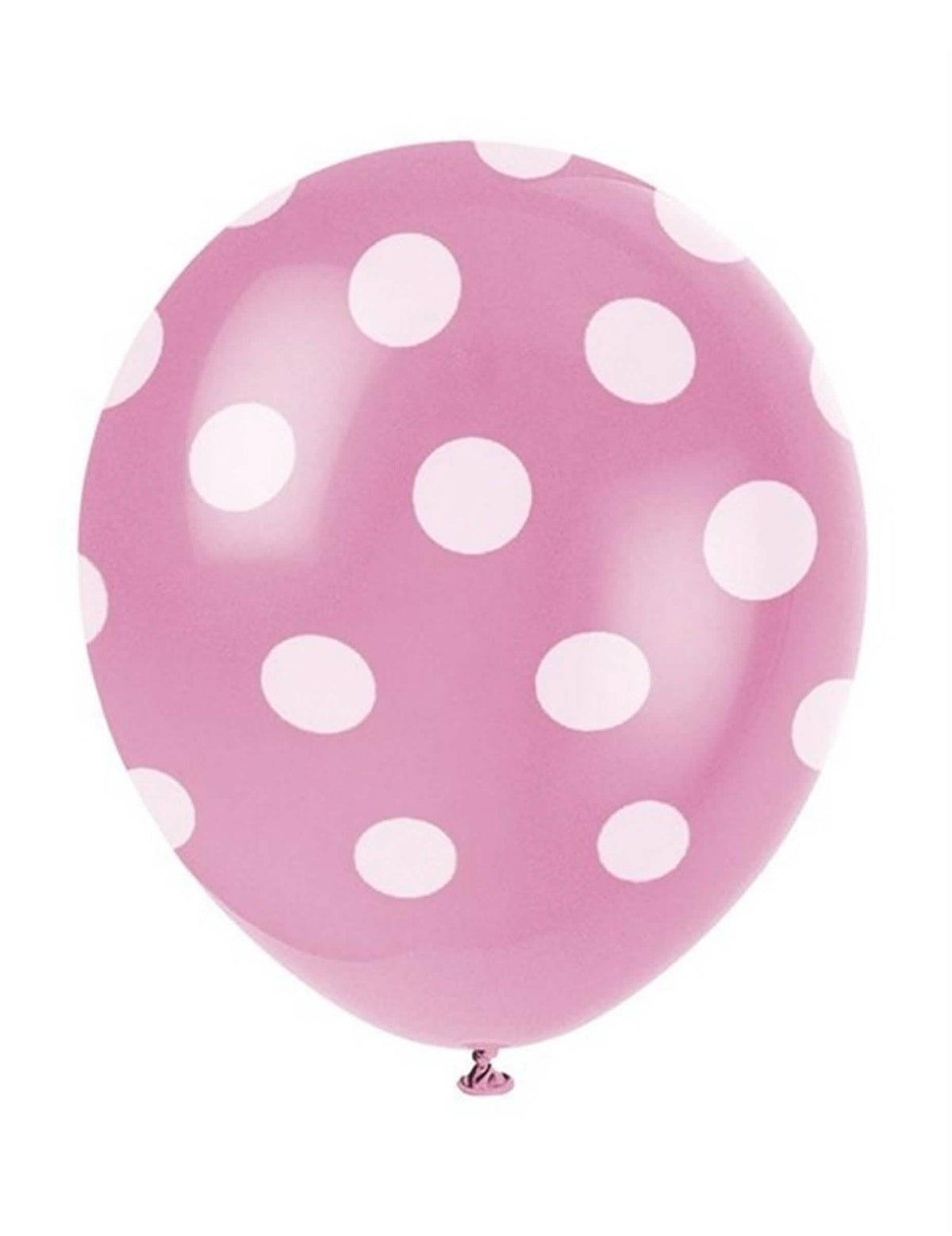 globos de látex con lunares blanco para fiesta rosas