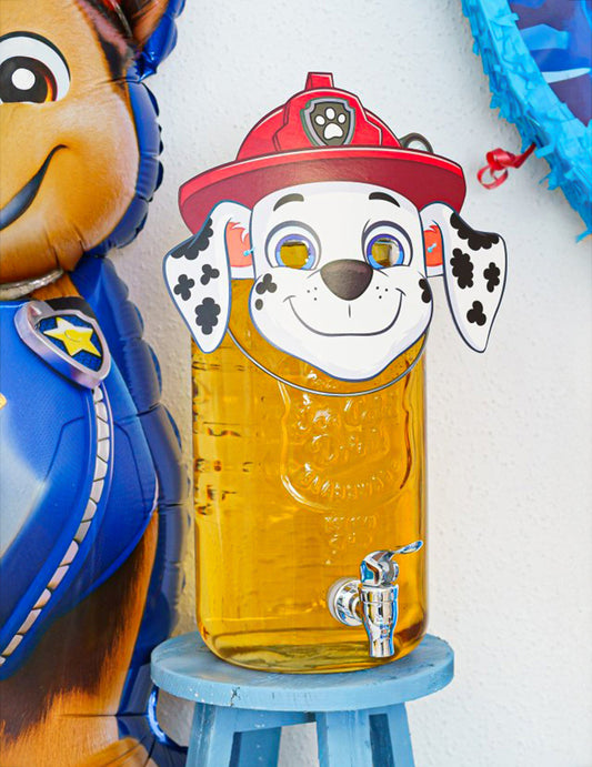 8 máscaras de cartón Marshall, Rubble, Chase y Rocky Patrulla Canina™
