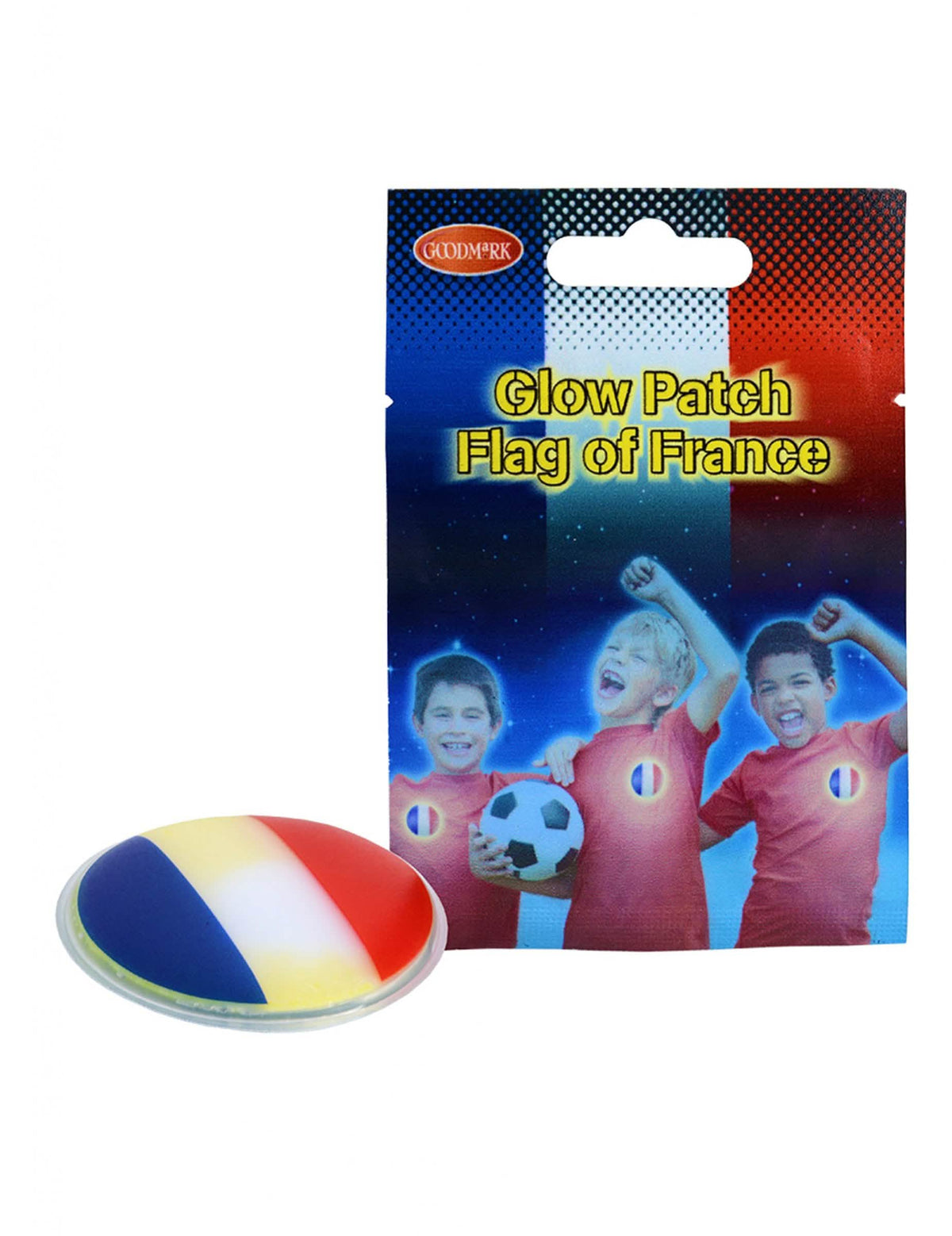 Insignia luminosa aficionados francia para adulto y niño azul blanco rojo