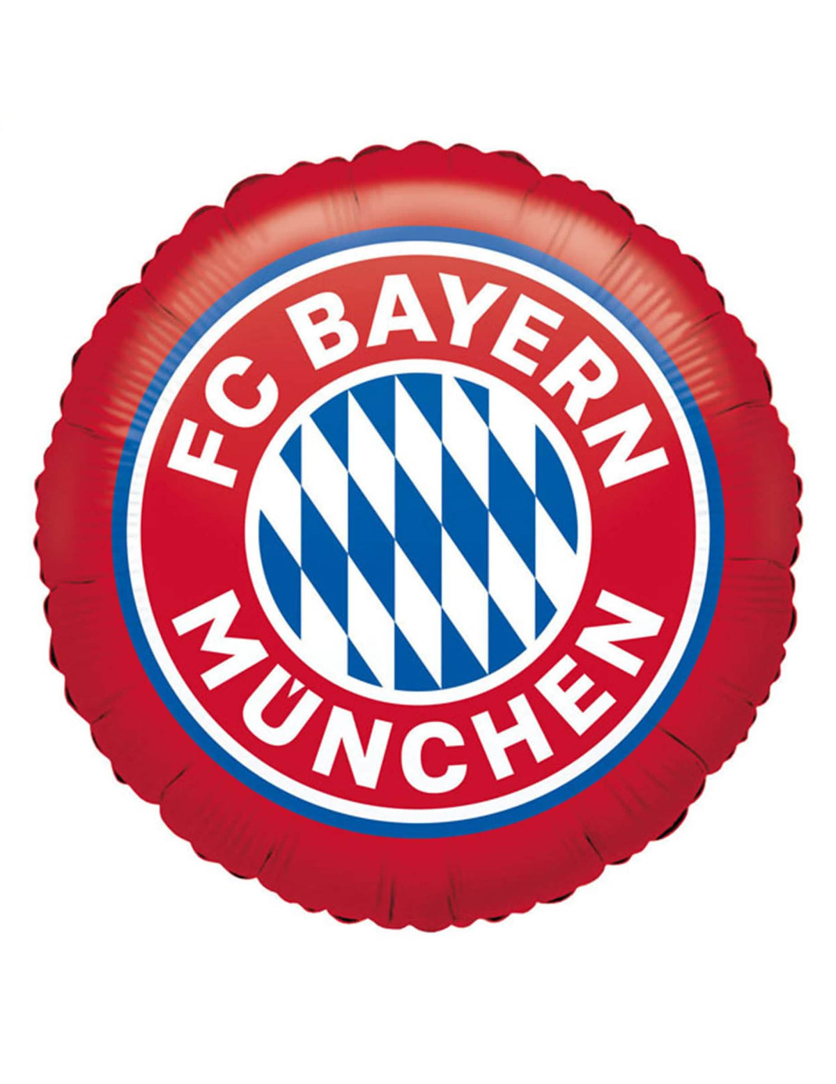 Globo de aluminio FC Bayern Munich para aficionados rojo y azul