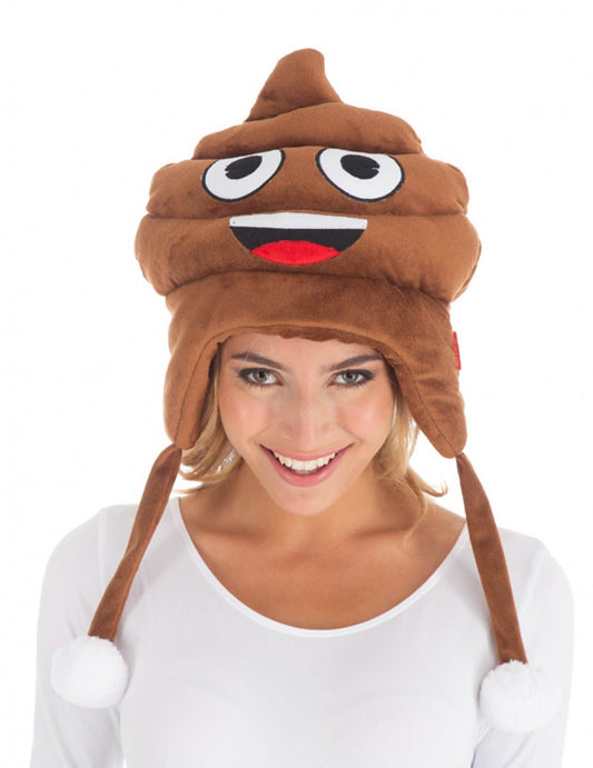 Vue de face du bonnet crotte Emoji™
