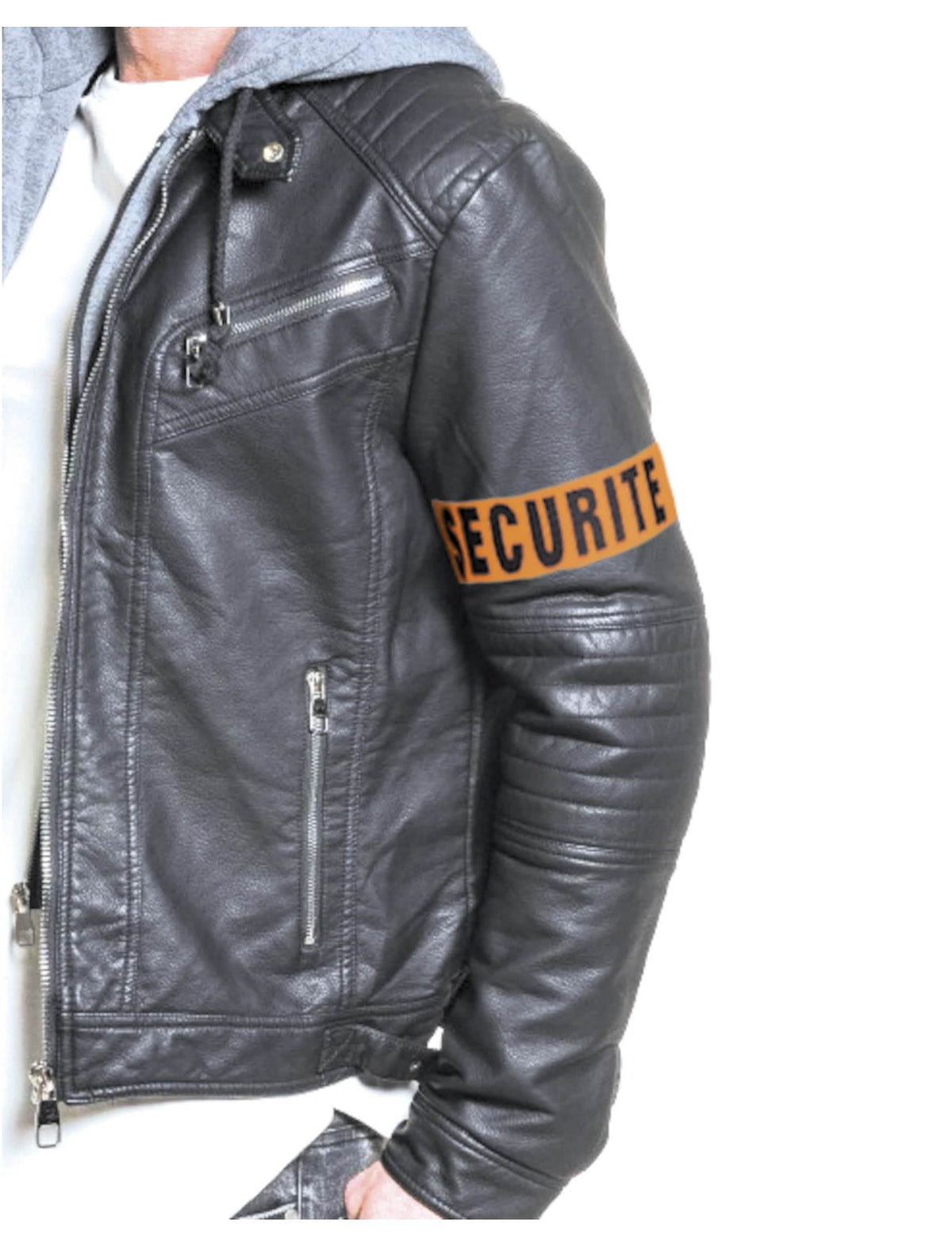 Brazalete de seguridad para adulto naranja