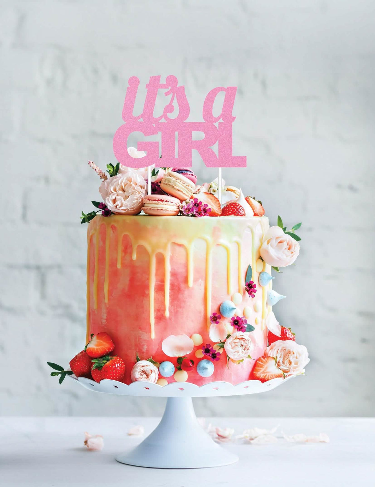 Figura para pastel Cake topper It's a girl