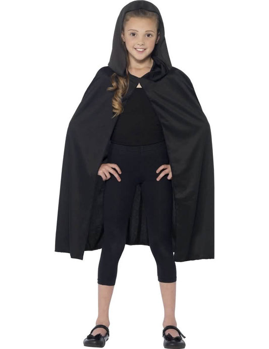 Vue de face de la cape à capuche Halloween pour enfant
