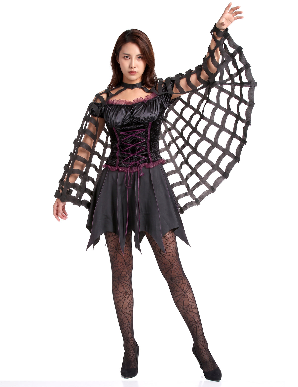 Capa araña mujer Halloween