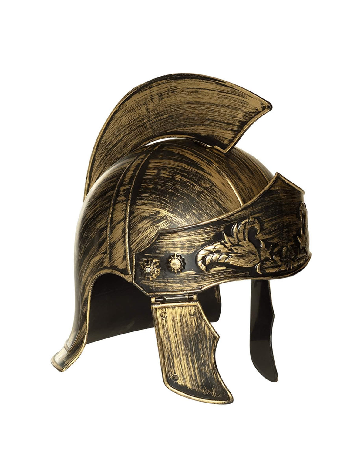 Vista de perfil del casco centurión romano para adulto