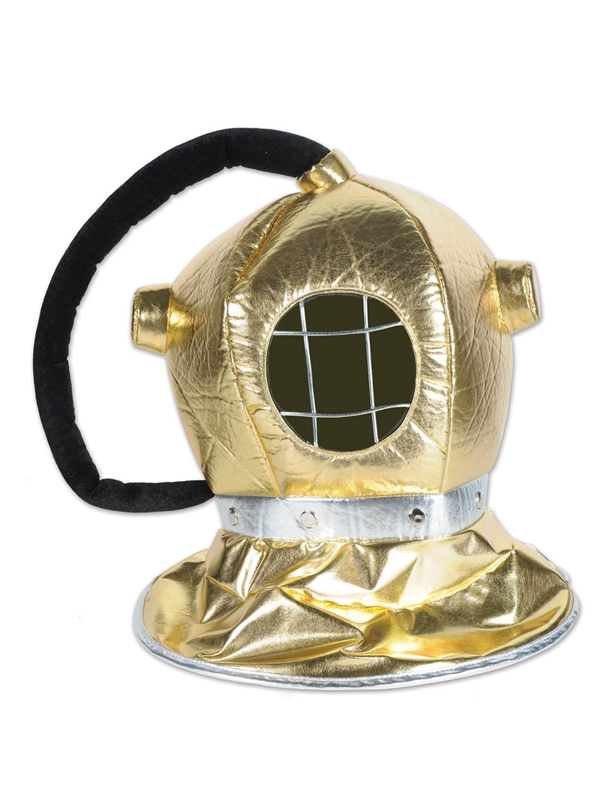 Casco de buceo para adulto en tejido dorado