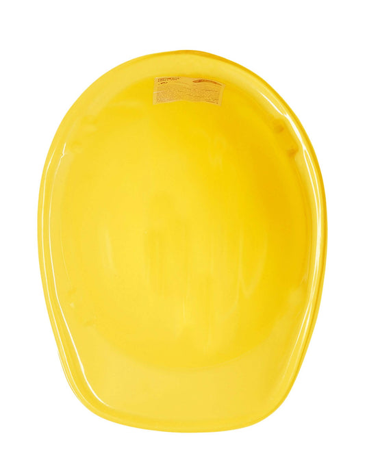 Casco obrero de construcción amarillo adulto