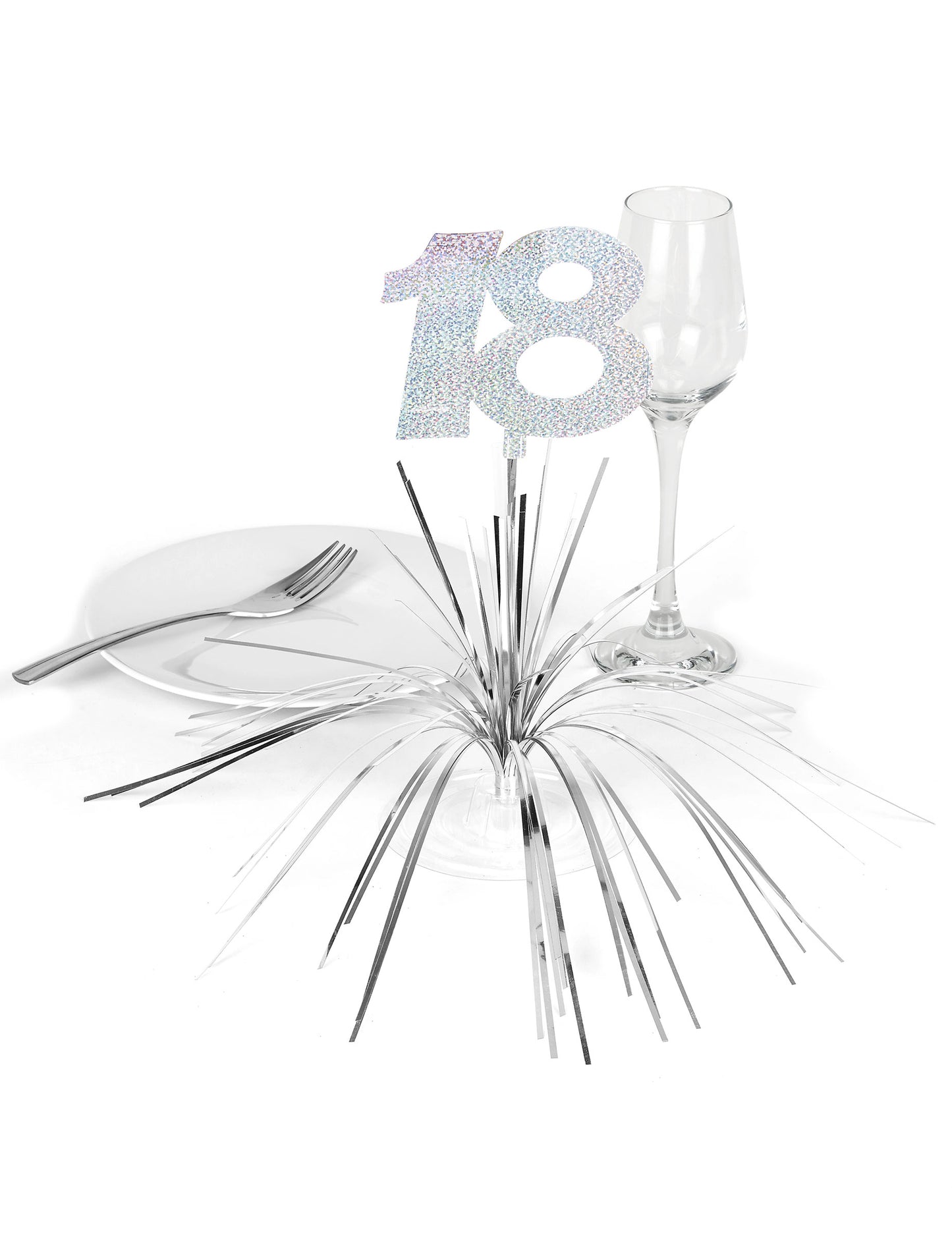 Mise en situation sur une table du centre de table 18 ans