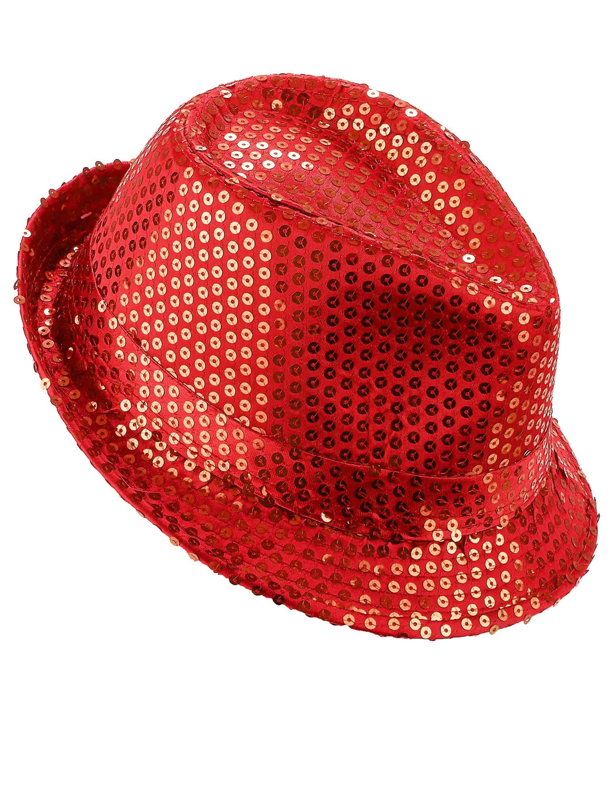 Sombrero rojo lentejuelas adulto