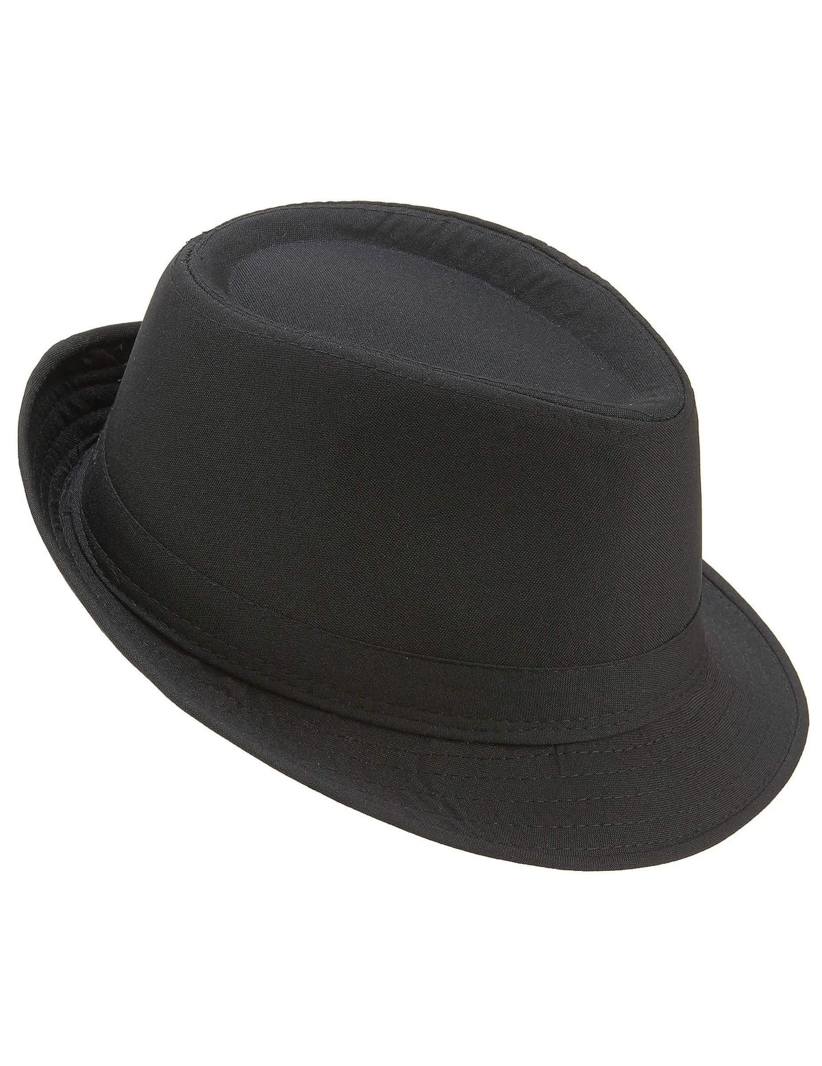 Vista de perfil del sombrero borsalino de lujo para adulto