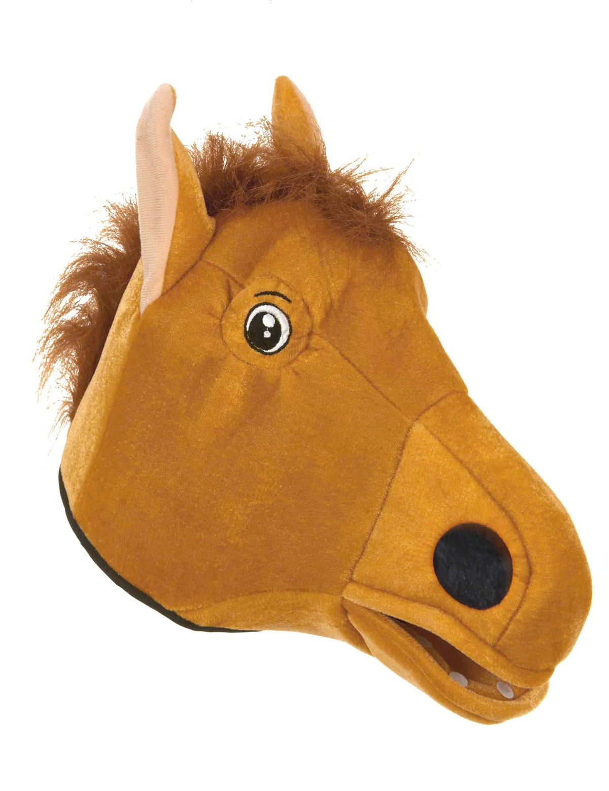 Vista de perfil del sombrero caballo para adulto