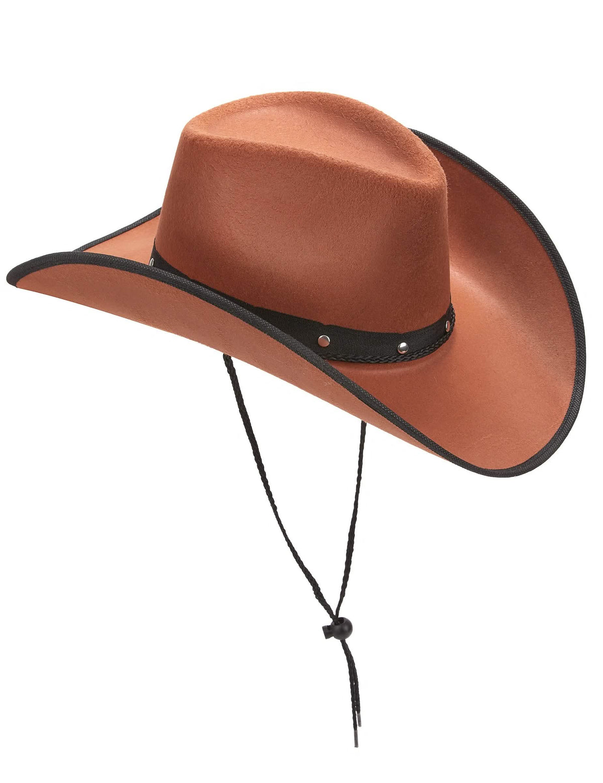 Vista de perfil del sombrero de cowboy para adulto