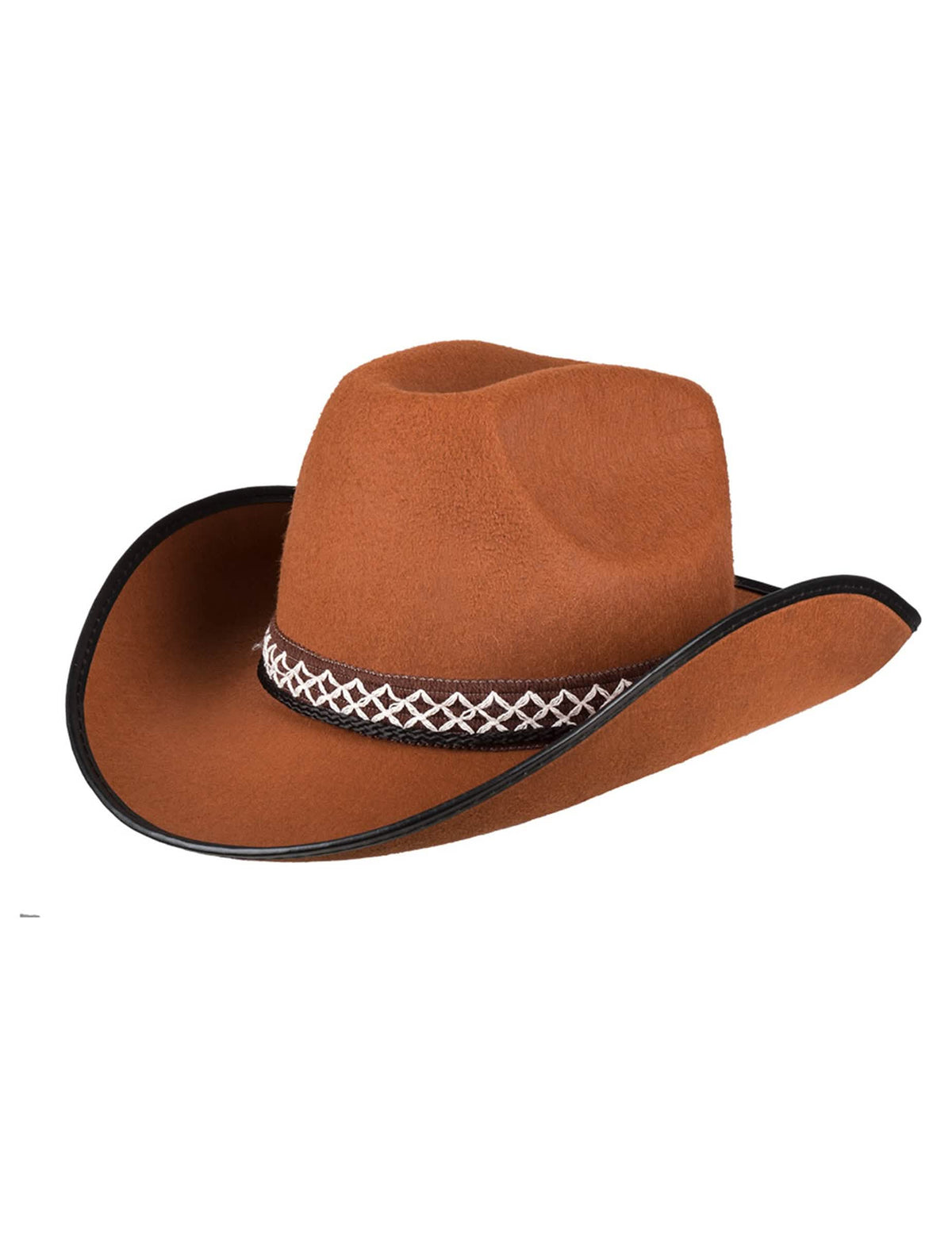 Vista de tres cuartos del sombrero de vaquero para niño