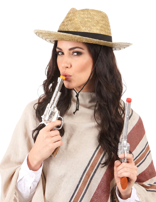 Sombrero vaquero paja adulto