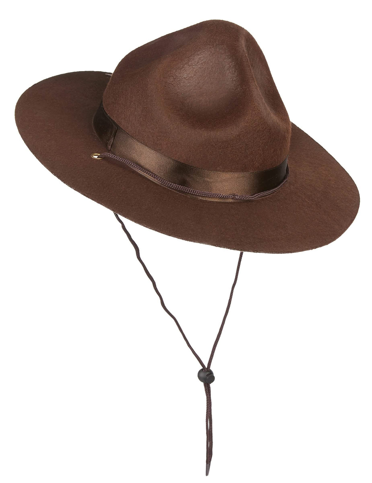 Vista de perfil del sombrero de scout para adulto