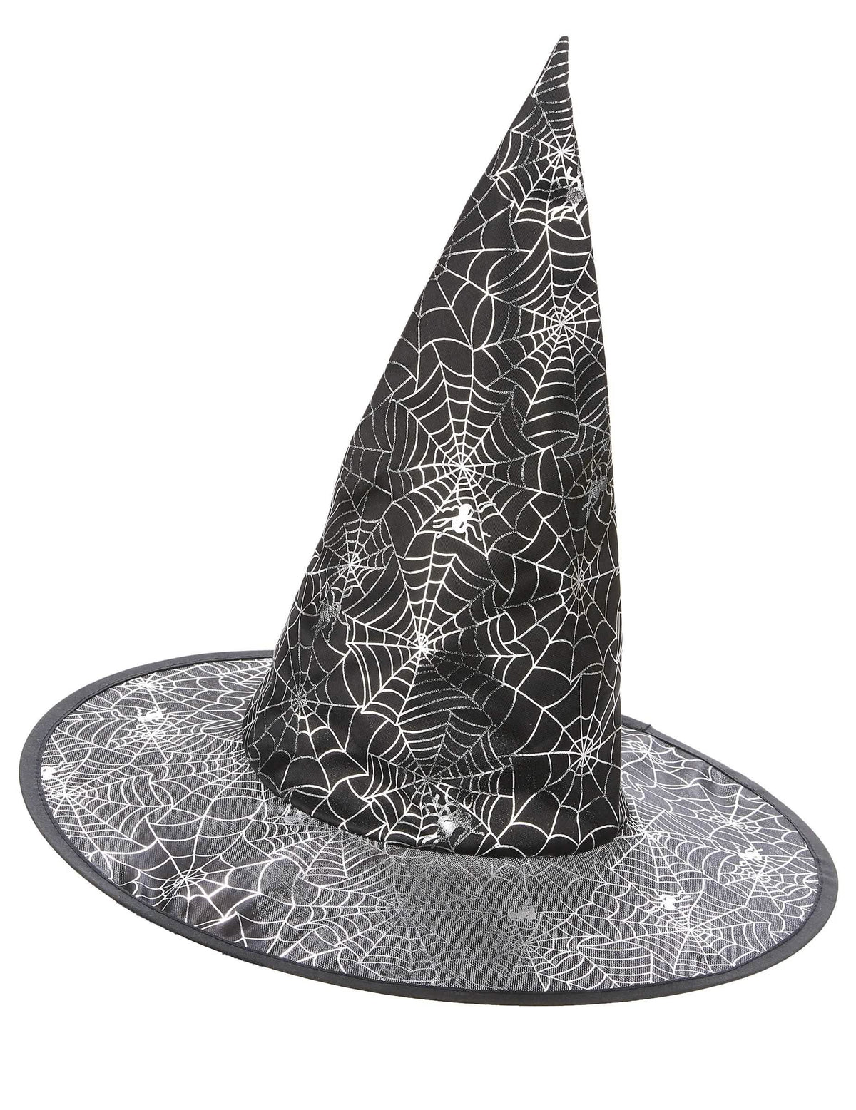 Vista de perfil del sombrero de bruja