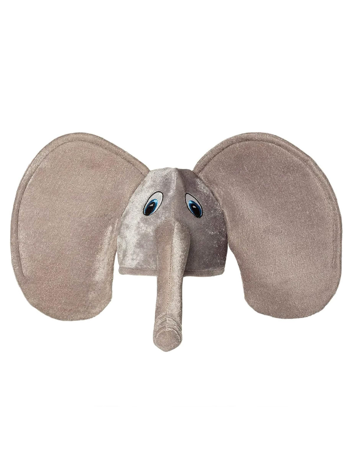 Vista frontal del sombrero elefante para adulto