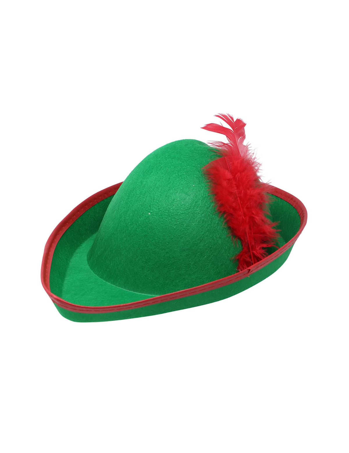 Vista de perfil del sombrero de hombre de los bosques