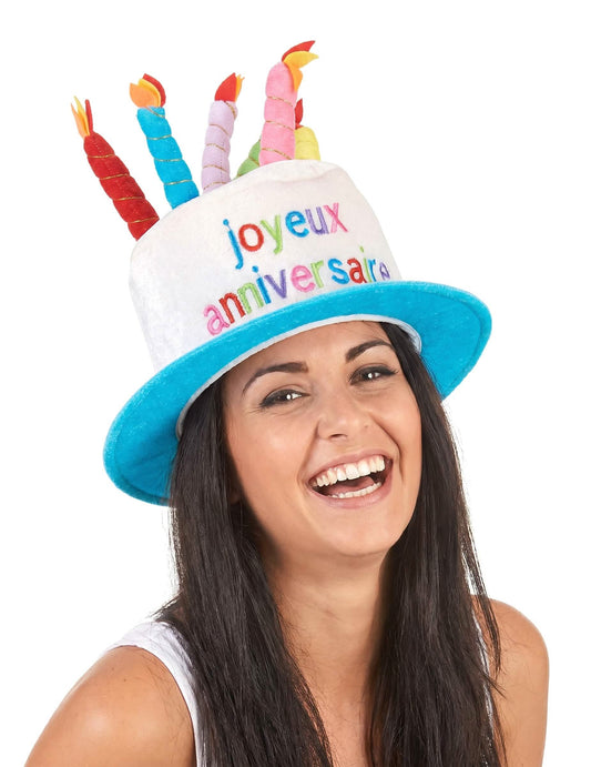 Sombrero Joyeux anniversaire adulto