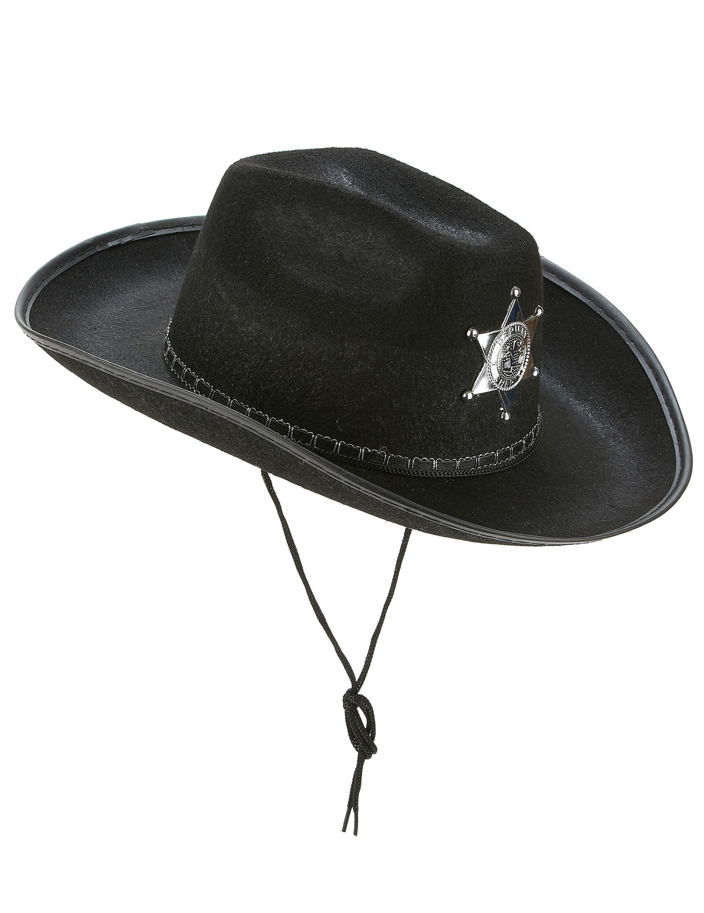 Chapeau Sherif noir adulte