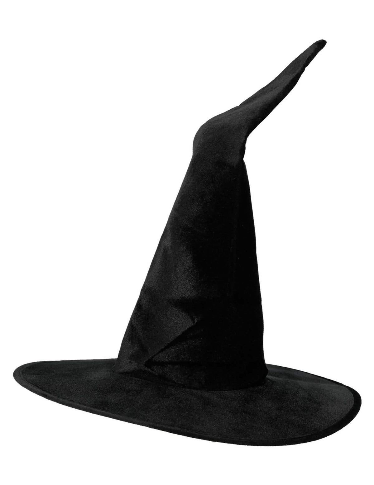 Vista de tres cuartos del sombrero de bruja halloween