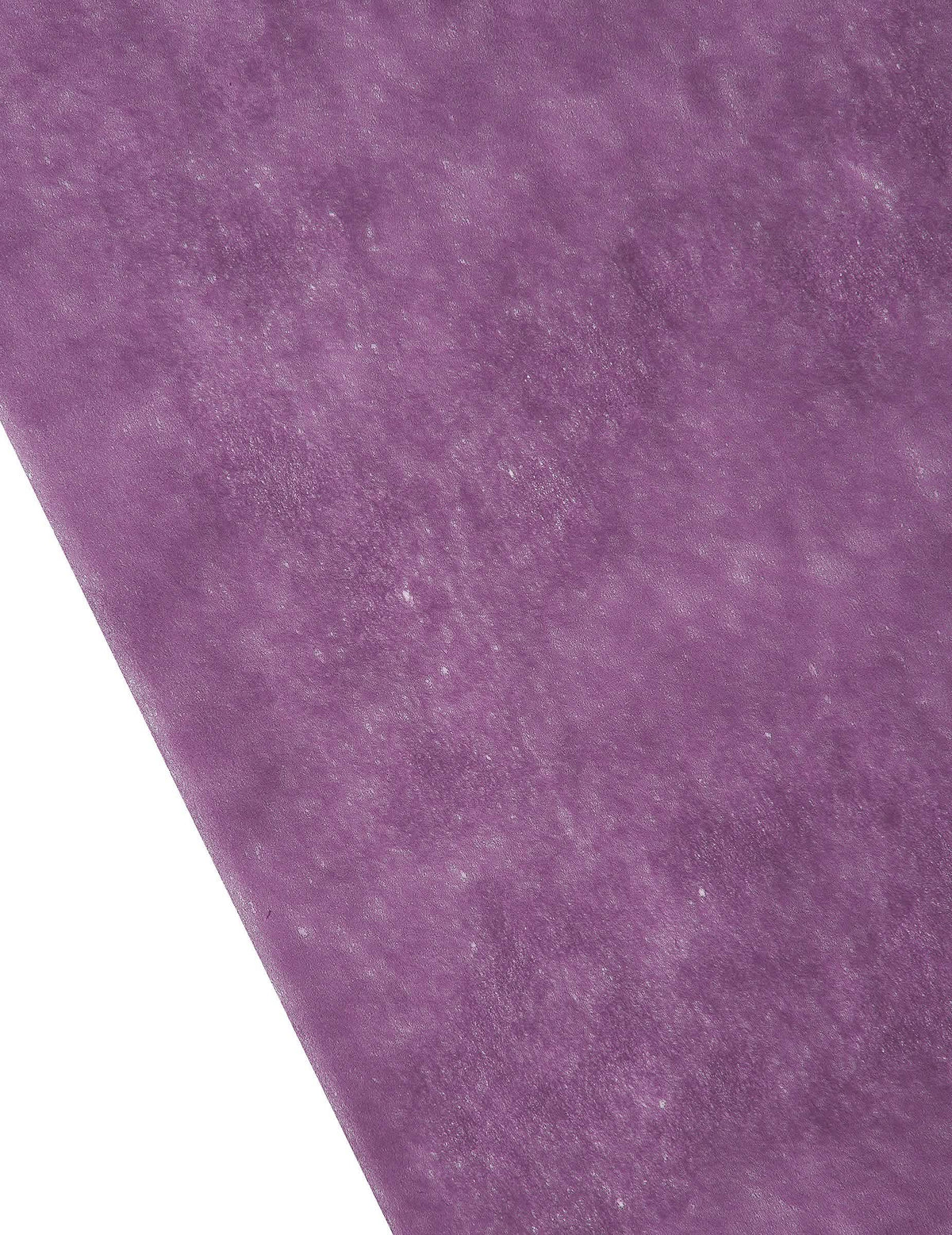 Detalle del material del camino de mesa de tela no tejida violeta ciruela