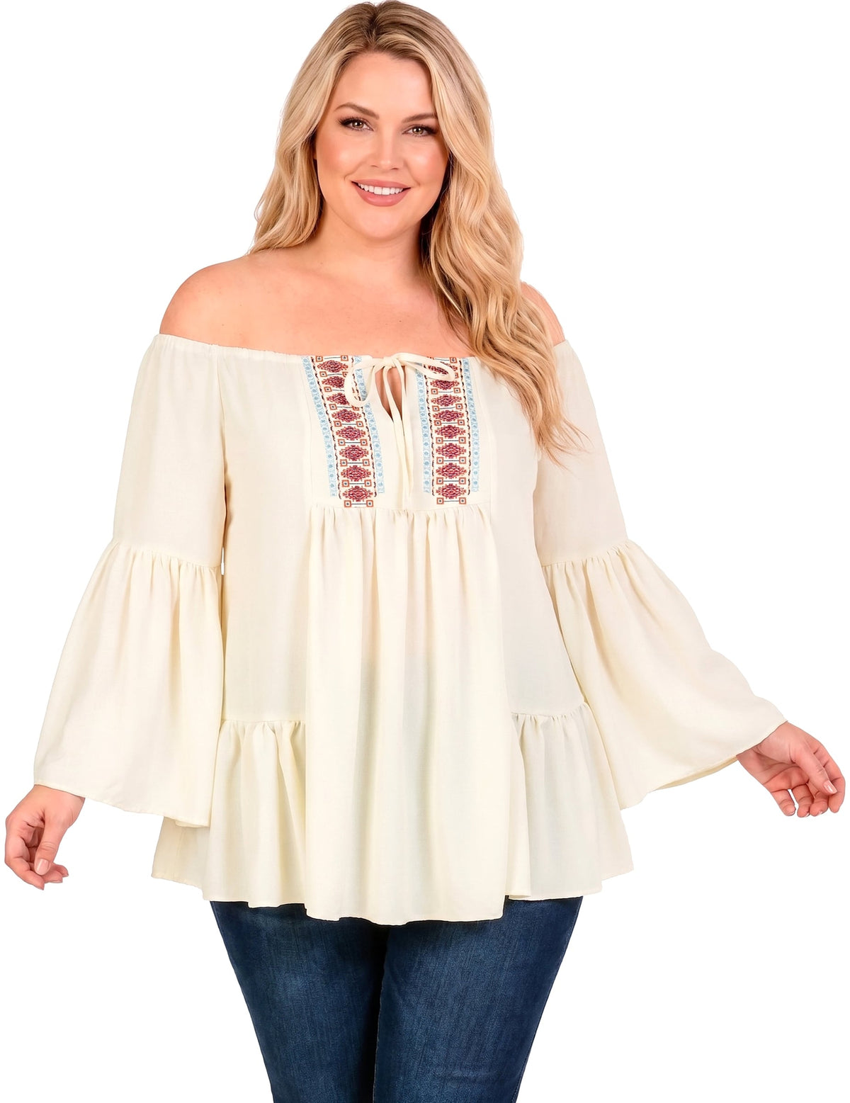 Camisa hippie años 60 para mujer