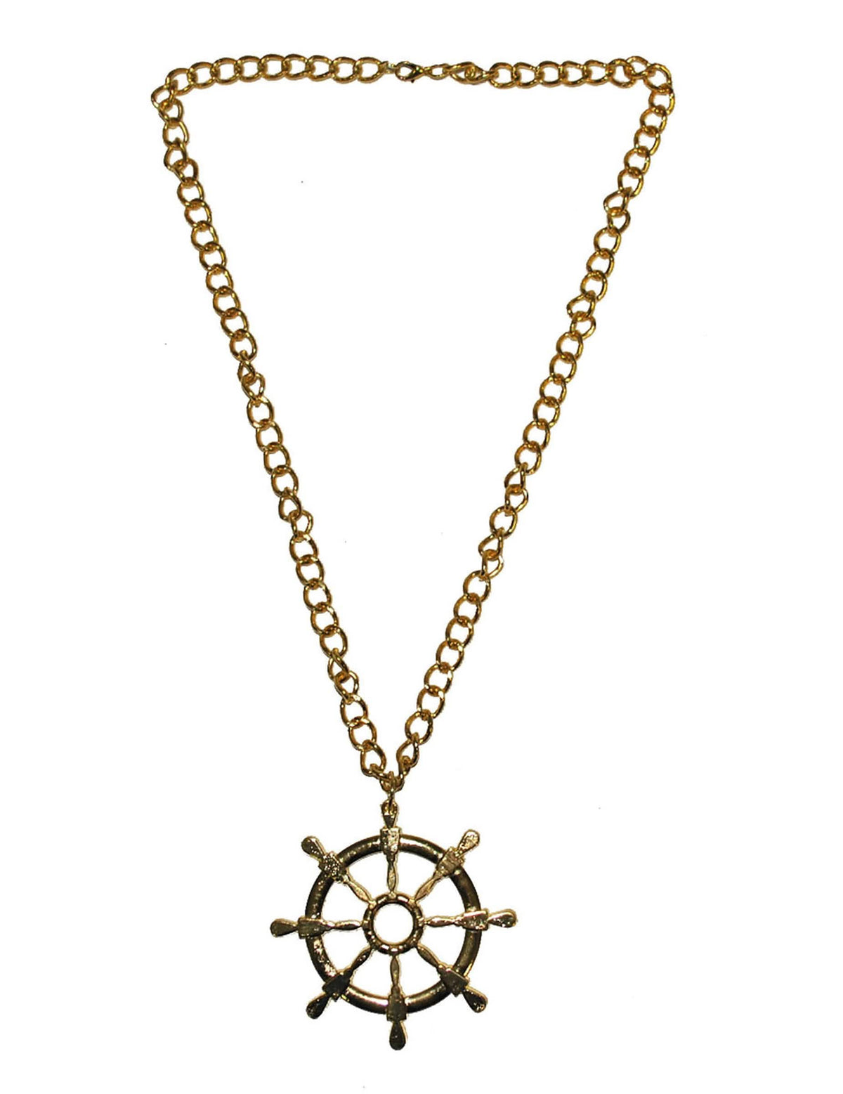 Collar de timón para adulto dorado