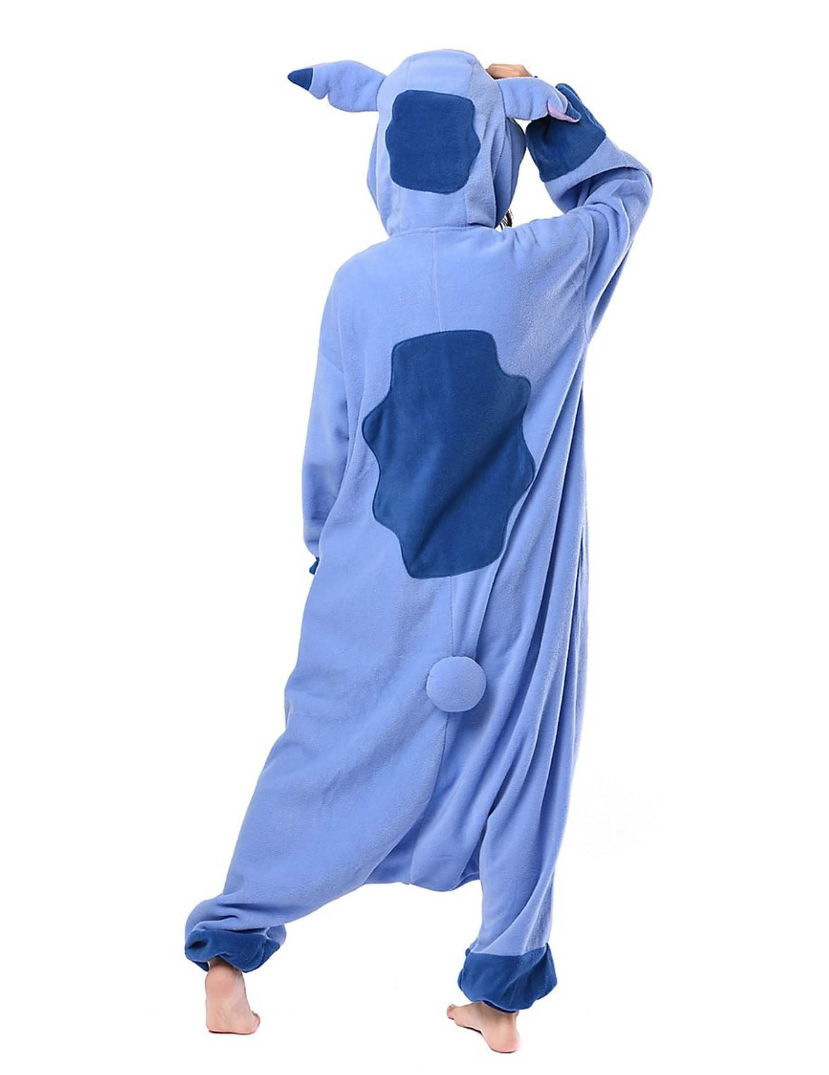 Vista trasera del mono kigurumi Lilo y Stitch
