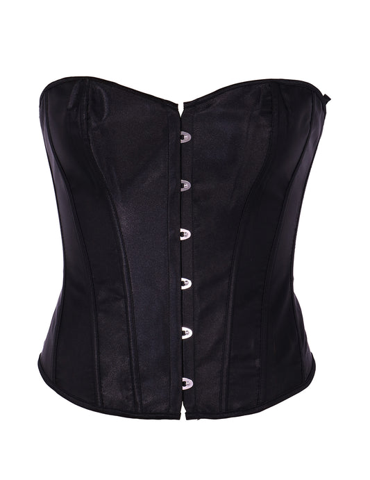 Vue de face du corset à laçage pour femme