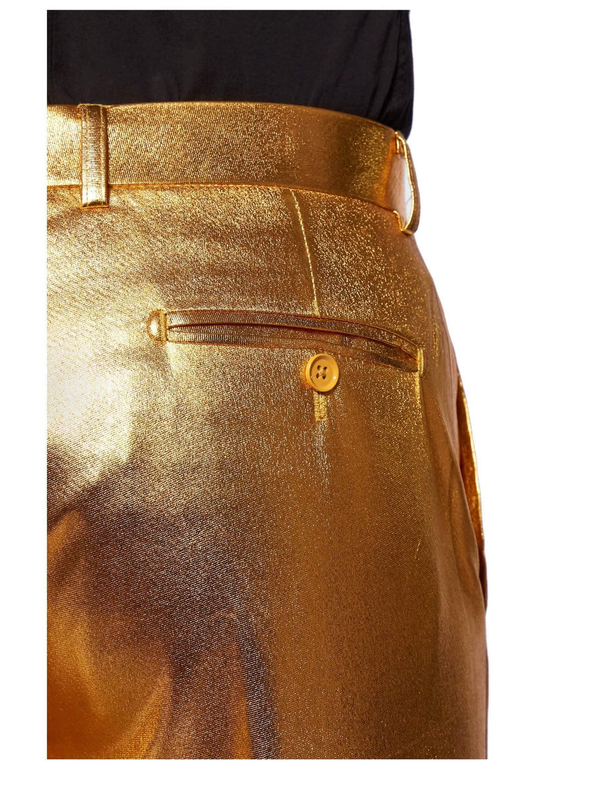 Disfraz Mr. Groovy Gold para hombre dorado brillante