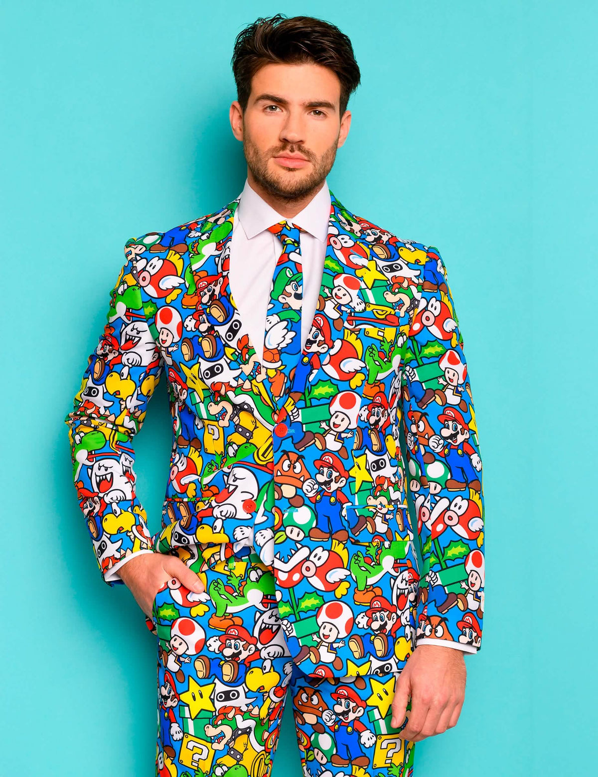 Disfraz Mr. Super Mario™ adulto Opposuits™