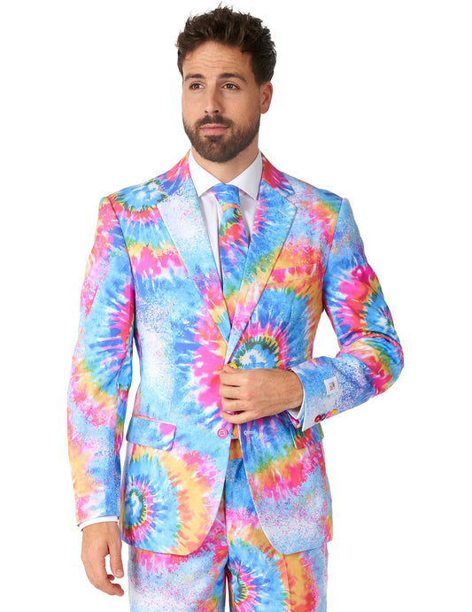 Traje de Mr. Tie-Dye Opposuits™ - adulto