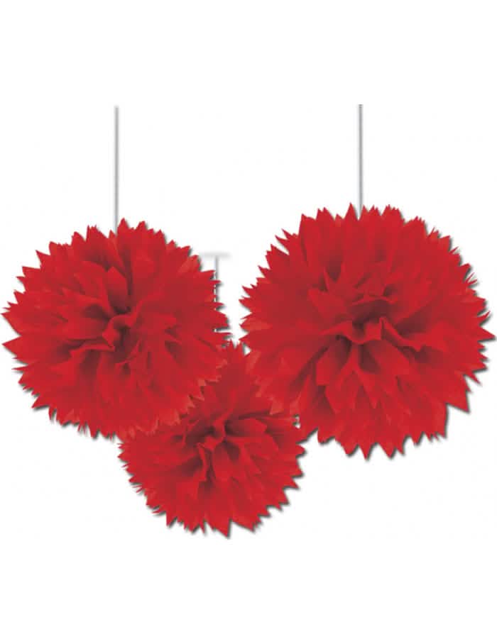 Décorations à suspendre boule pour fête rouge