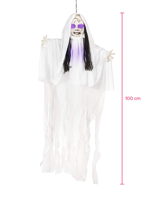 Dimensiones de la decoración para colgar muñeca fantasma