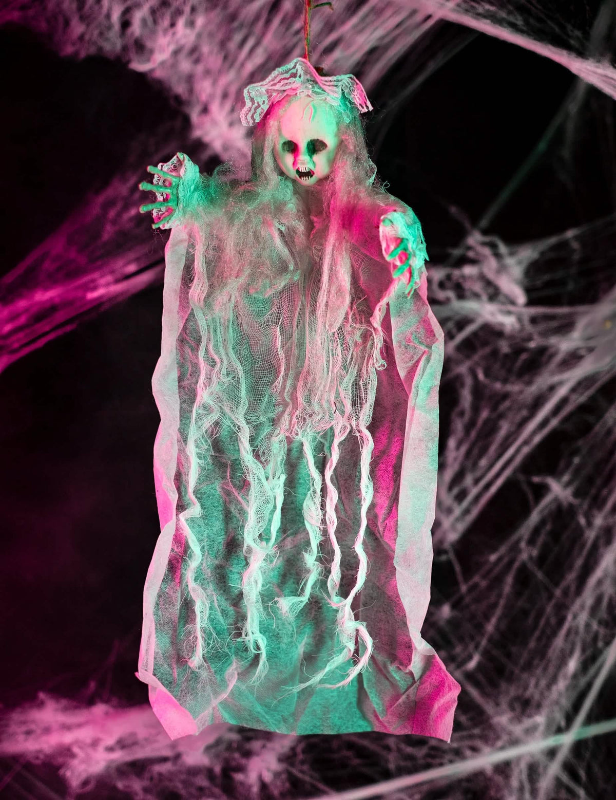 Decoración para colgar de muñeco fantasma