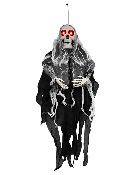 Decoración animada Ghoul espectral para colgar 80 cm