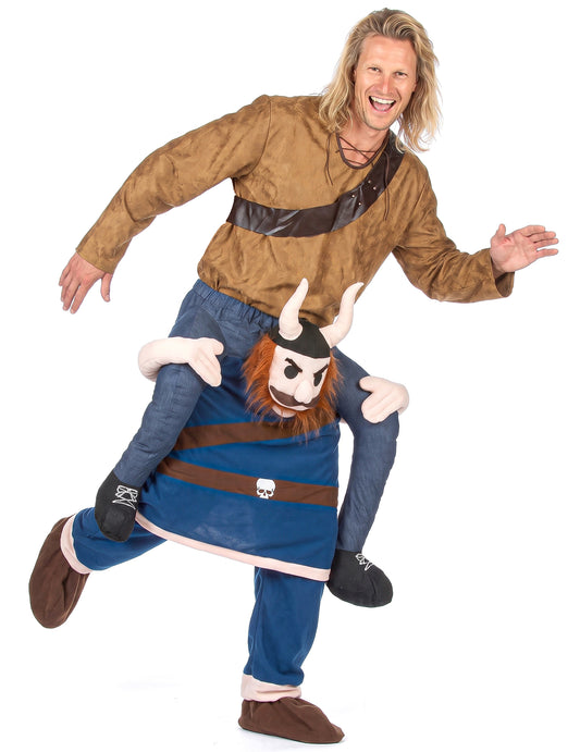 Disfraz hombre a caballito vikingo adulto