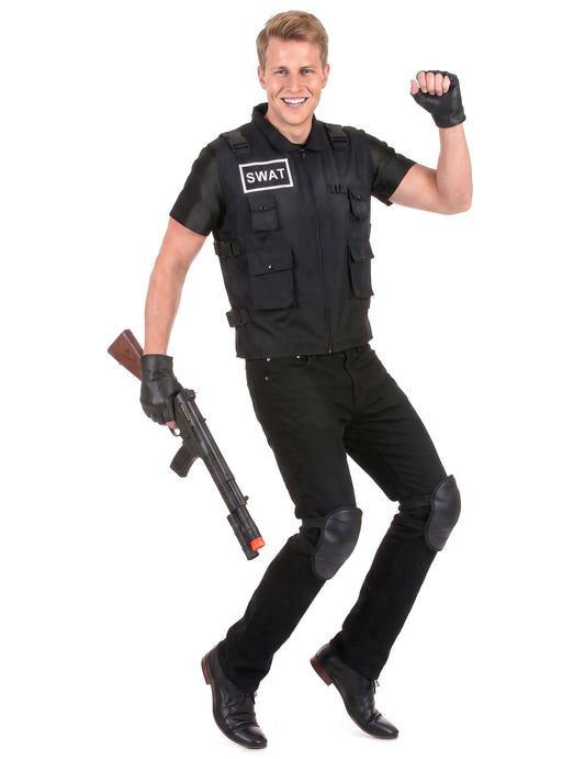 Disfraz agente de policía SWAT para hombre
