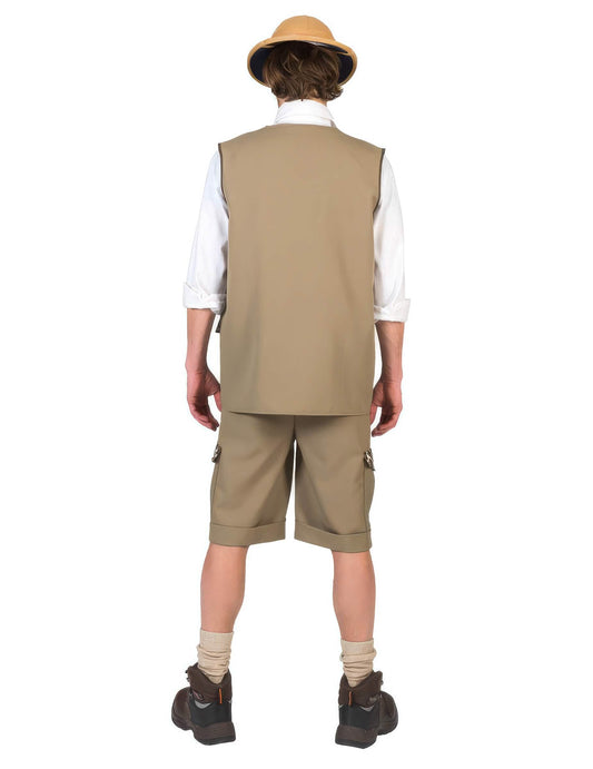 Disfraz de aventurero safari hombre