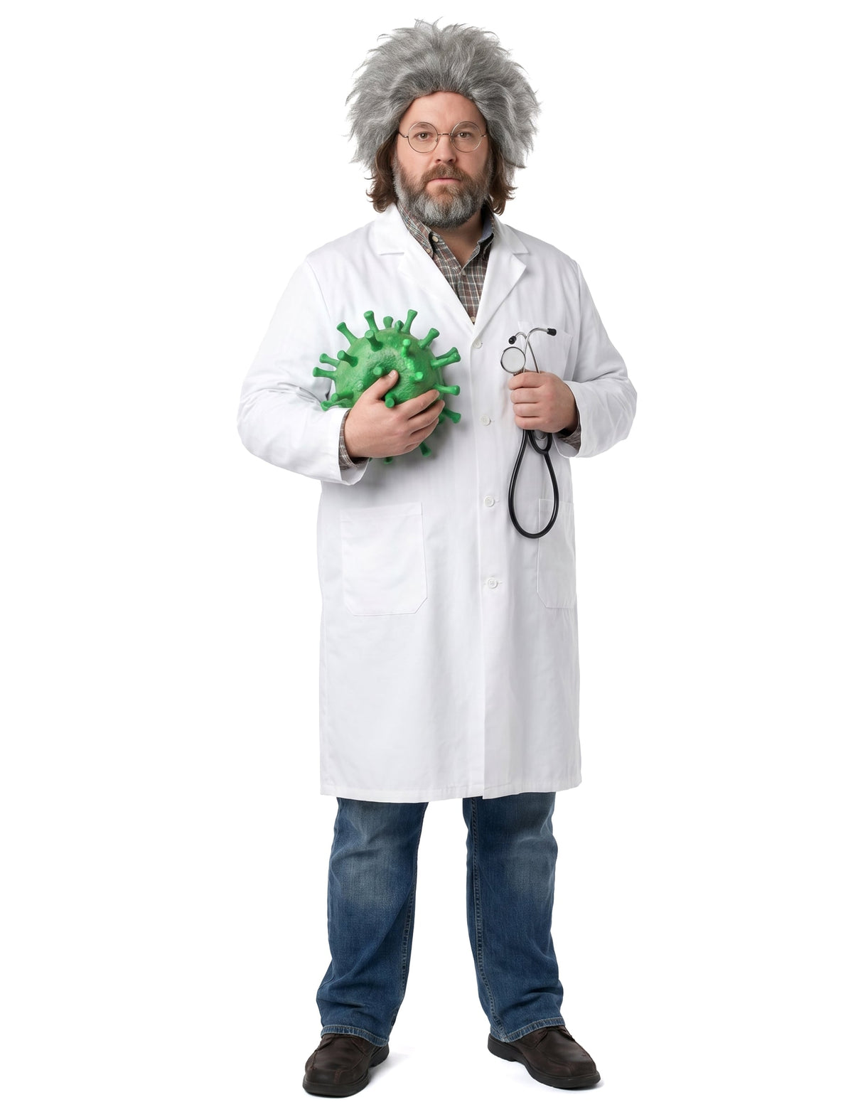 Disfraz doctor intelectual adulto